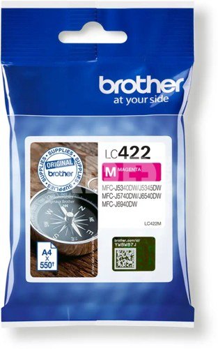 Brother LC422M Ink Cartridge, Magenta