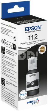 Epson 112 ECOTANK PIGMENT 127ML BLACK INK BOTTLE