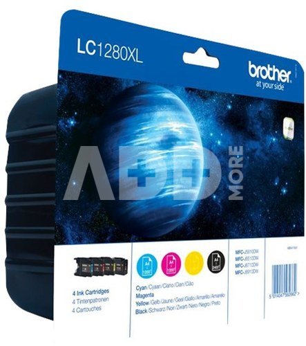 Brother LC1280XL Multipack Ink Cartridge C/M/Y/BK