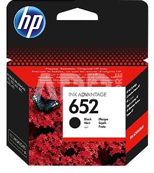 HP 652 Black Original Ink Advantage Cart