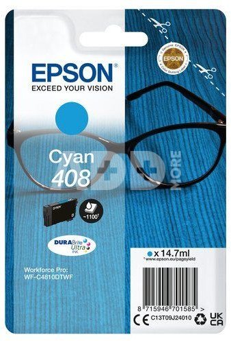 Epson DURABrite Ultra 408L Ink cartrige, Cyan