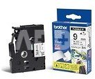 Brother TZ-EFX221, 9mm black on white flexible tape