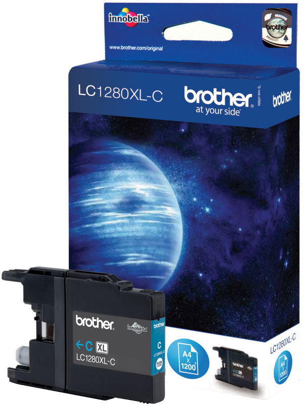 Rašalo kasetė Brother LC1280XLC, Cyan