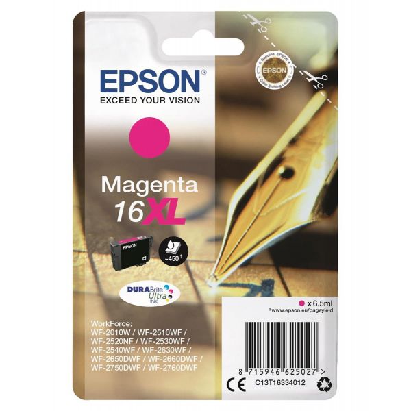 Rašalo kasetė Epson 16XL, Magenta