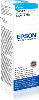Rašalo kasetė Epson T6642 bottle 70ml, Cyan