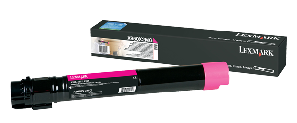 Toneris Lexmark X950X2MG, Magenta, 22000 puslapių