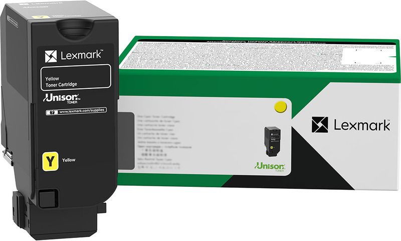 Lexmark Return Programme 16.2K  CX735 Toner cartridge, Yellow