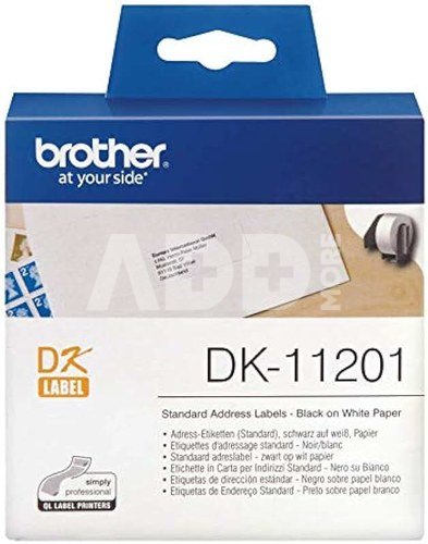 Brother Address labels white 29 x 90 mm 400 pcs. DK-11201