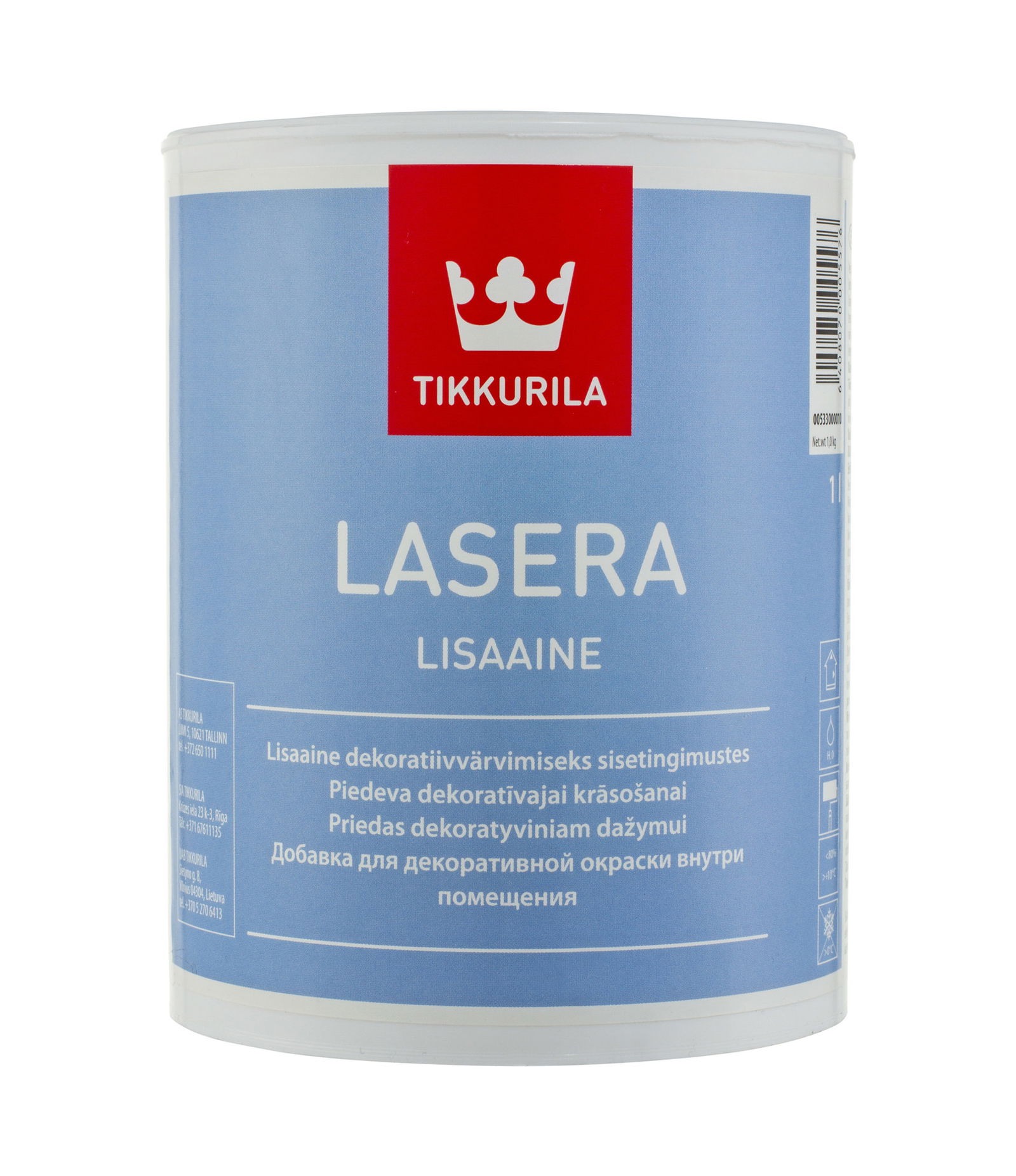 Priedas dekoratyviniam dažymui TIKKURILA LASERA, 1 l