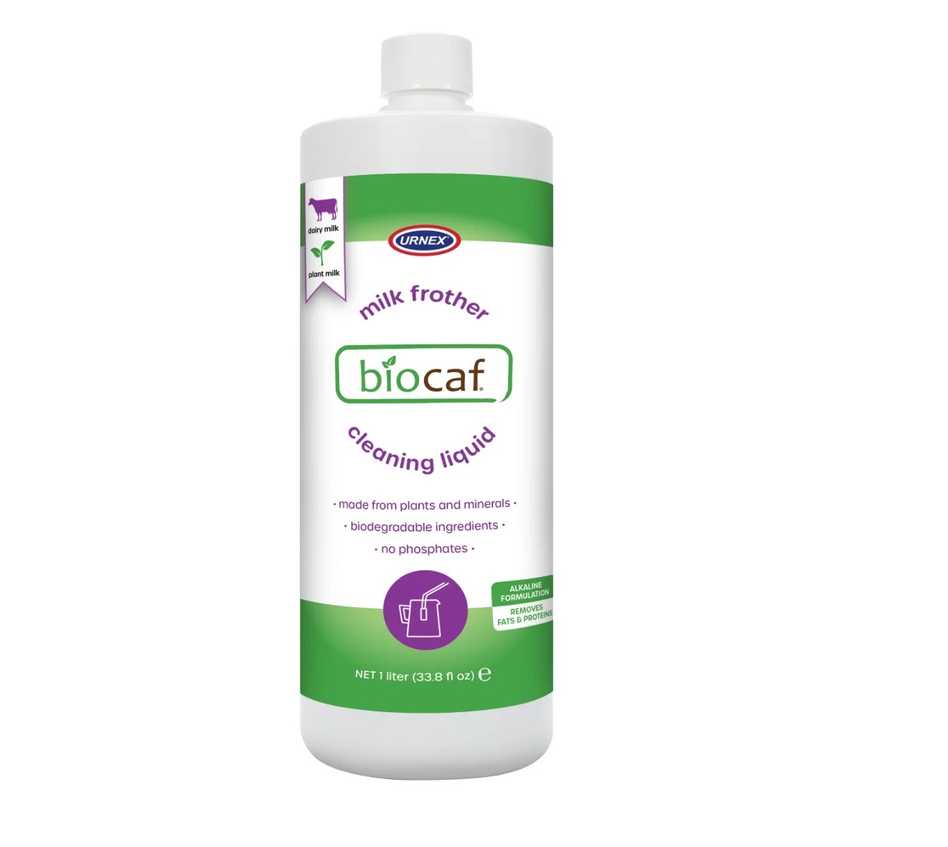 URNEX Biocaf pieno sistemos valymo skystis 1l