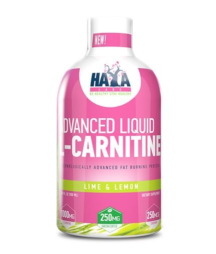 Haya Labs Advanced Liquid L-Carnitine (karnitinas) 500 ml. - Apelsinų Skonis