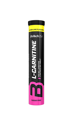 Biotech L-Carnitine Effervescent (Tirpios vandenyje) 20 tab. - Bluberry Raspberry skonis