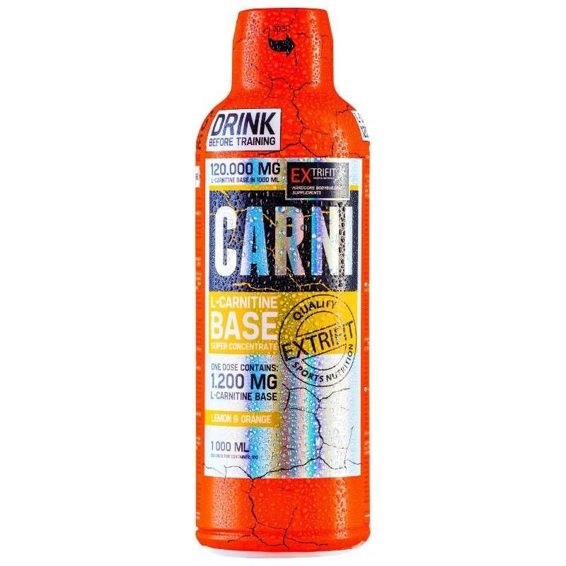 Extrifit Carni 120 000 L-Carnitine 1000 ml. - Abrikosų skonis