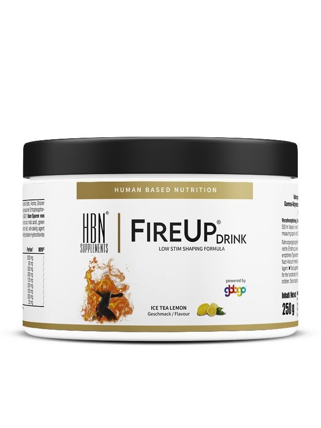 Peak HBN FireUP Drink (lieknėjimui) 250 g. - Ice Tea Lemon skonis