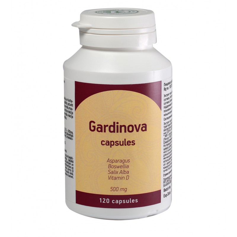 Maisto papildas GARDINOVA, Herbals, 120 vnt., 500 mg.