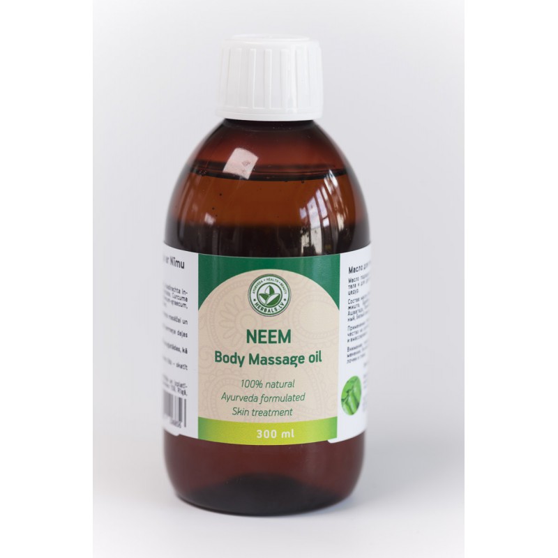 Neem kūno masažo aliejus, HERBALS, 300 ml.