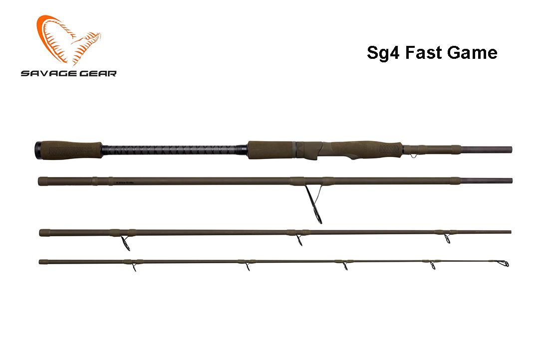 Kelioniniai spiningas Savage Gear Sg4 Fast Game Tr 2.15m 20-60 g nuo 201cm iki 230 cm