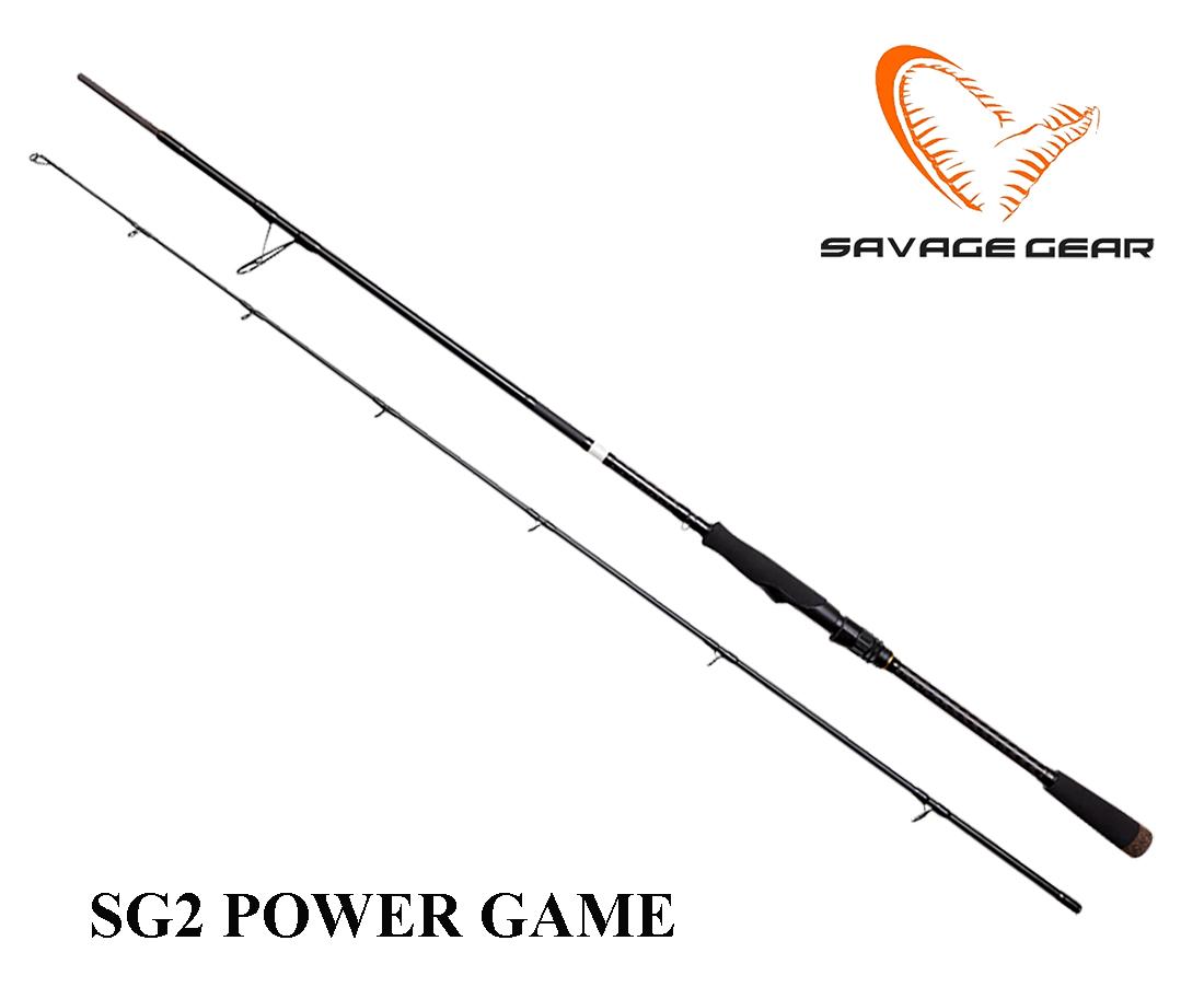 Spiningas SAVAGE GEAR SG2 Power Game 2.59 m, 50-110 g nuo 231 cm iki 260 cm