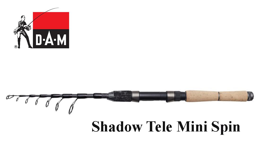 Spiningas Dam Shadow Tele Mini Spin 2.40 m, 7 - 30 g nuo 231 cm iki 260 cm