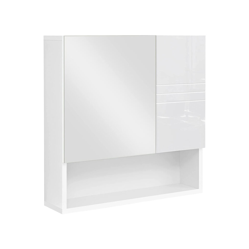 Veidrodinė spintelė 54 x 15 x 55 cm balta