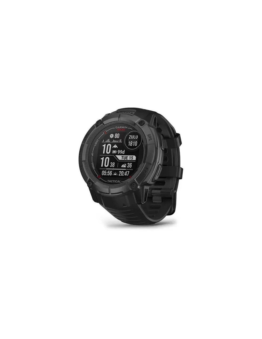 Laikrodis Garmin Instinct 2X Solar - Tactical Edition Juodos spalvos