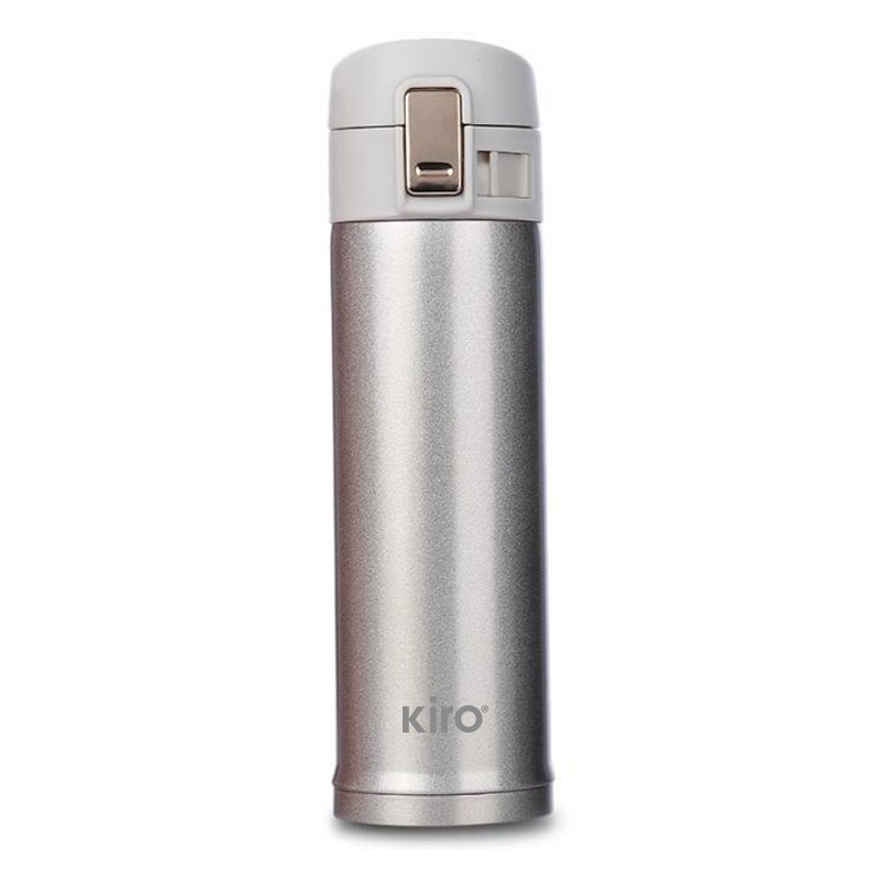 Termogertuvė su vakuumine izoliacija KIRO KI502S, sidabrinės spalvos, 500 ml