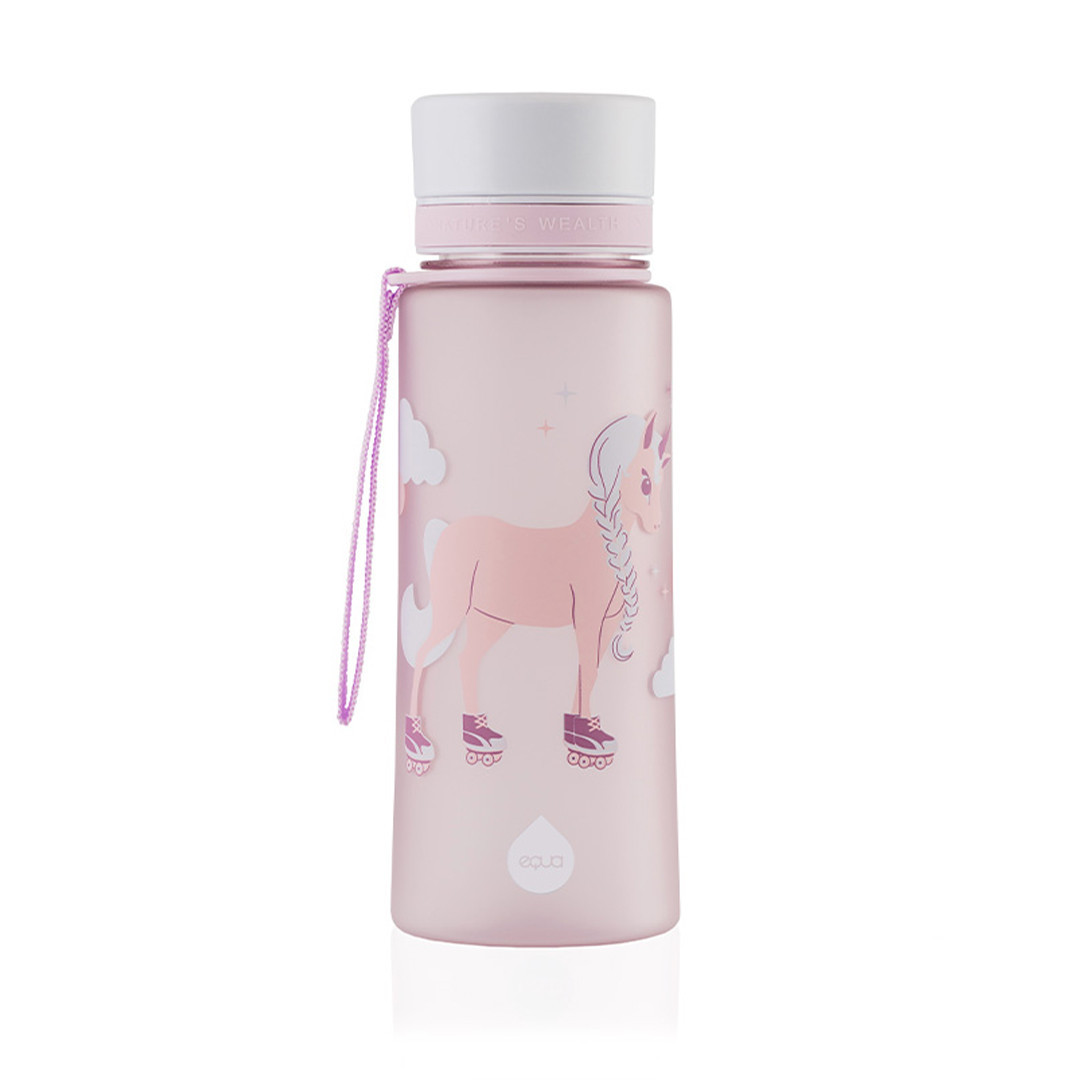 EQUA vaikiška gertuvė UNICORN 600 ml, plastikinė, 1 vnt.