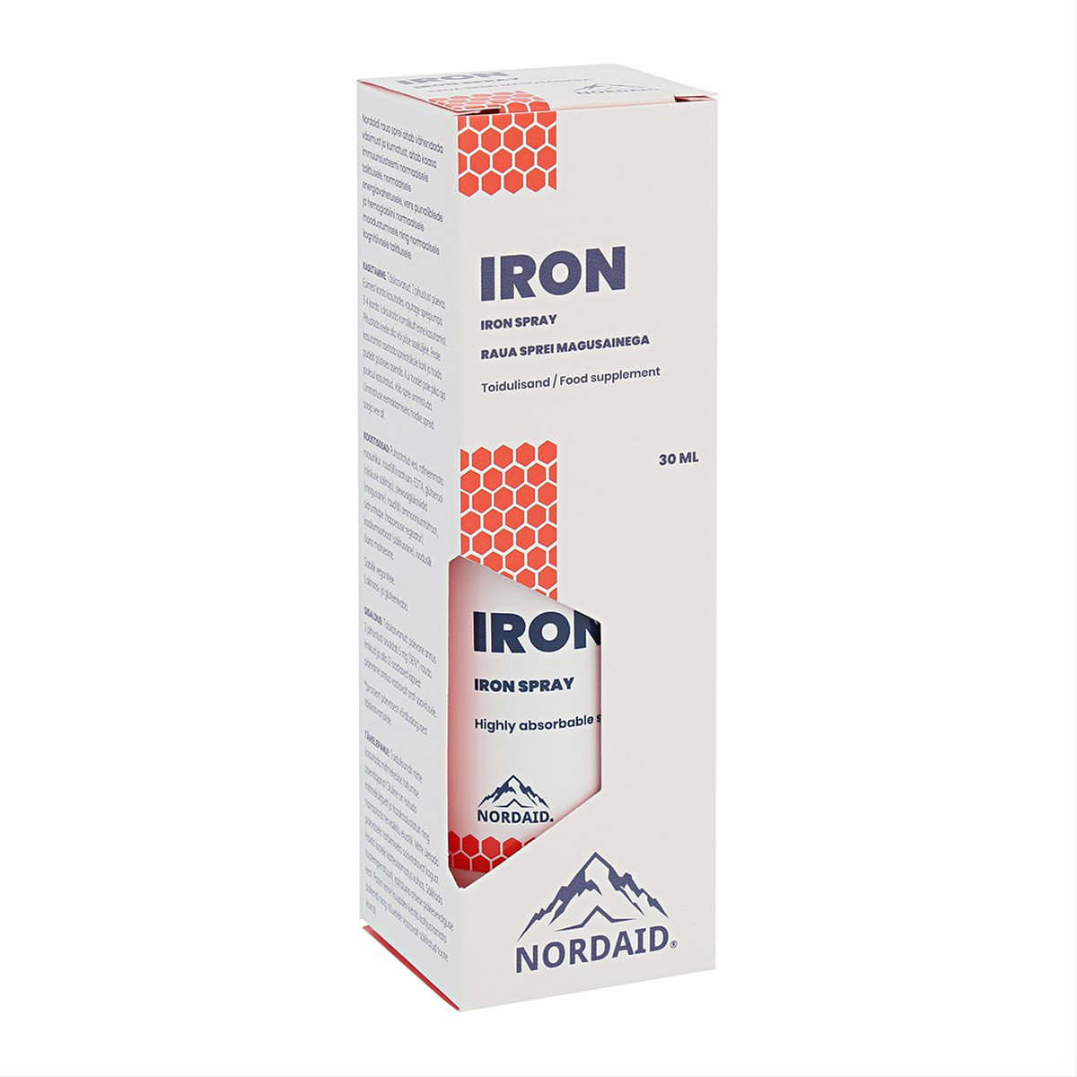 NORDAID IRON SPRAY, 5 mg, purškalas, 30 ml