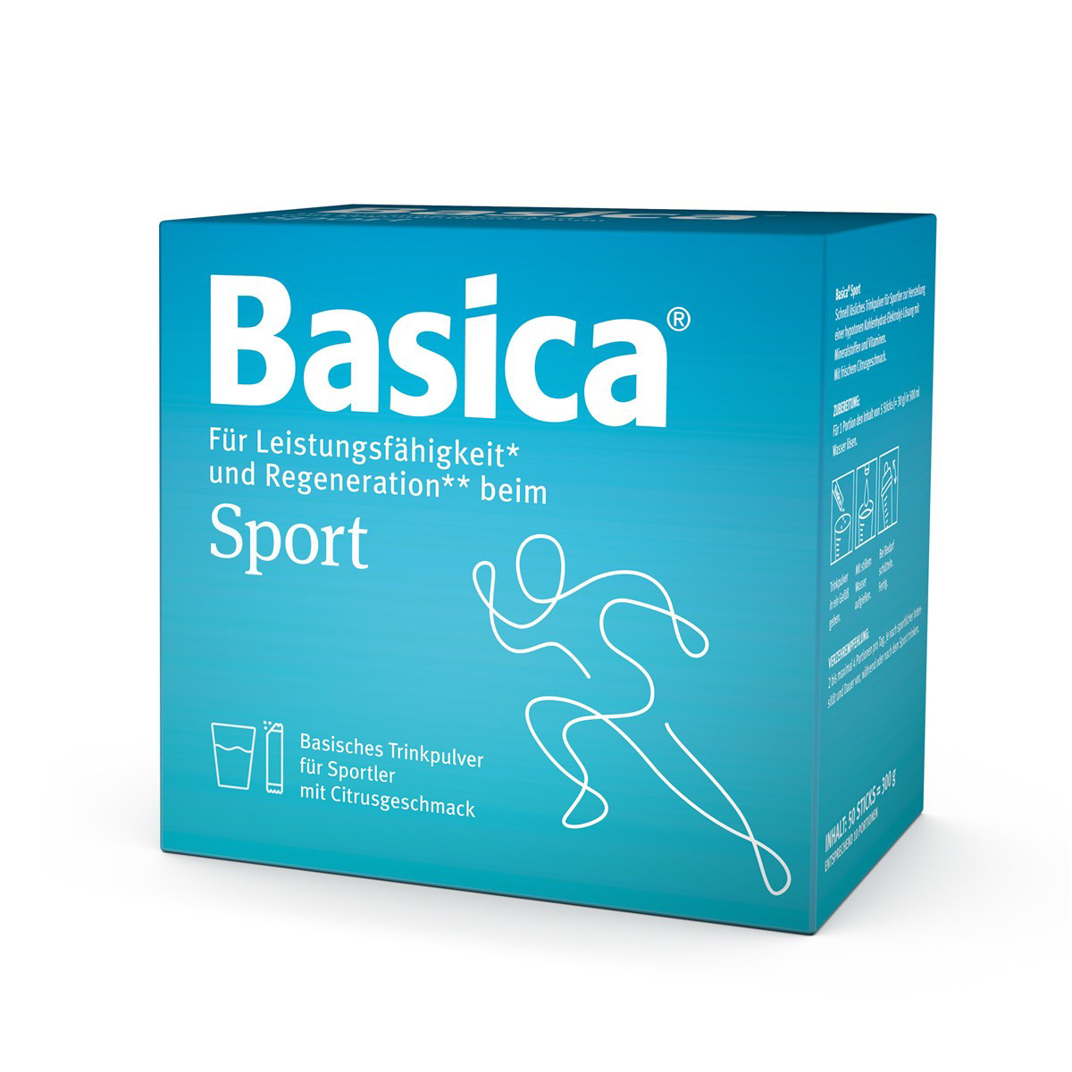 BASICA SPORT, granulės geriamam tirpalui, 50 paketėlių