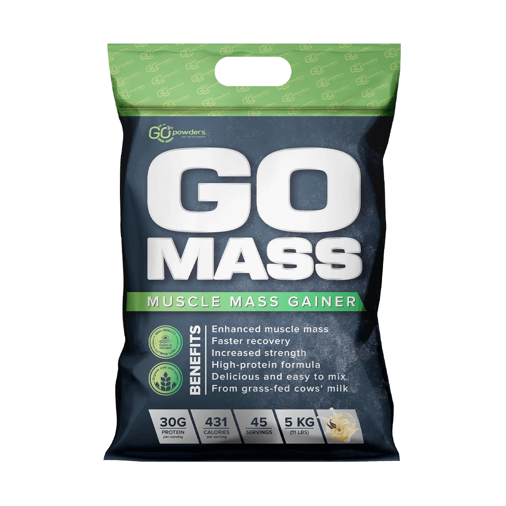 GO POWDERS GO MASS GAINERIS Masės augimo proteino kokteilis Vanilės skonio, 5 kg