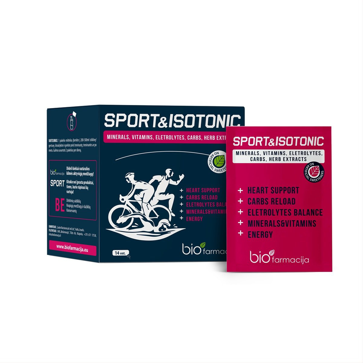 SPORT&ISOTONIC, milteliai geriamajam tirpalui, N14
