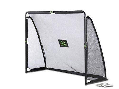 Mobilūs futbolo vartai su atmušimo sienelė Exit Coppa 220x170x80cm