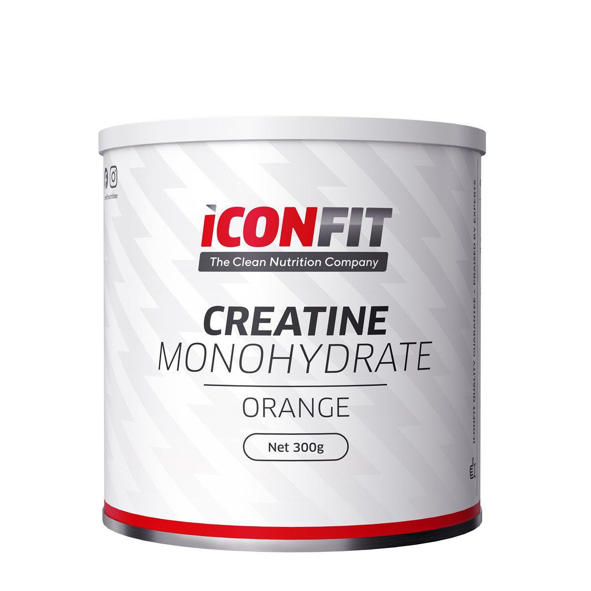 ICONFIT, Mikronizuotas Kreatino Monohidratas - Apelsinų, 300g