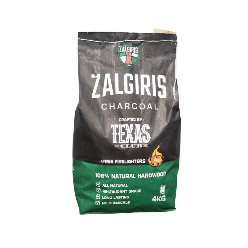 Medžio anglys TEXAS CLUB x Žalgiris, 4 kg
