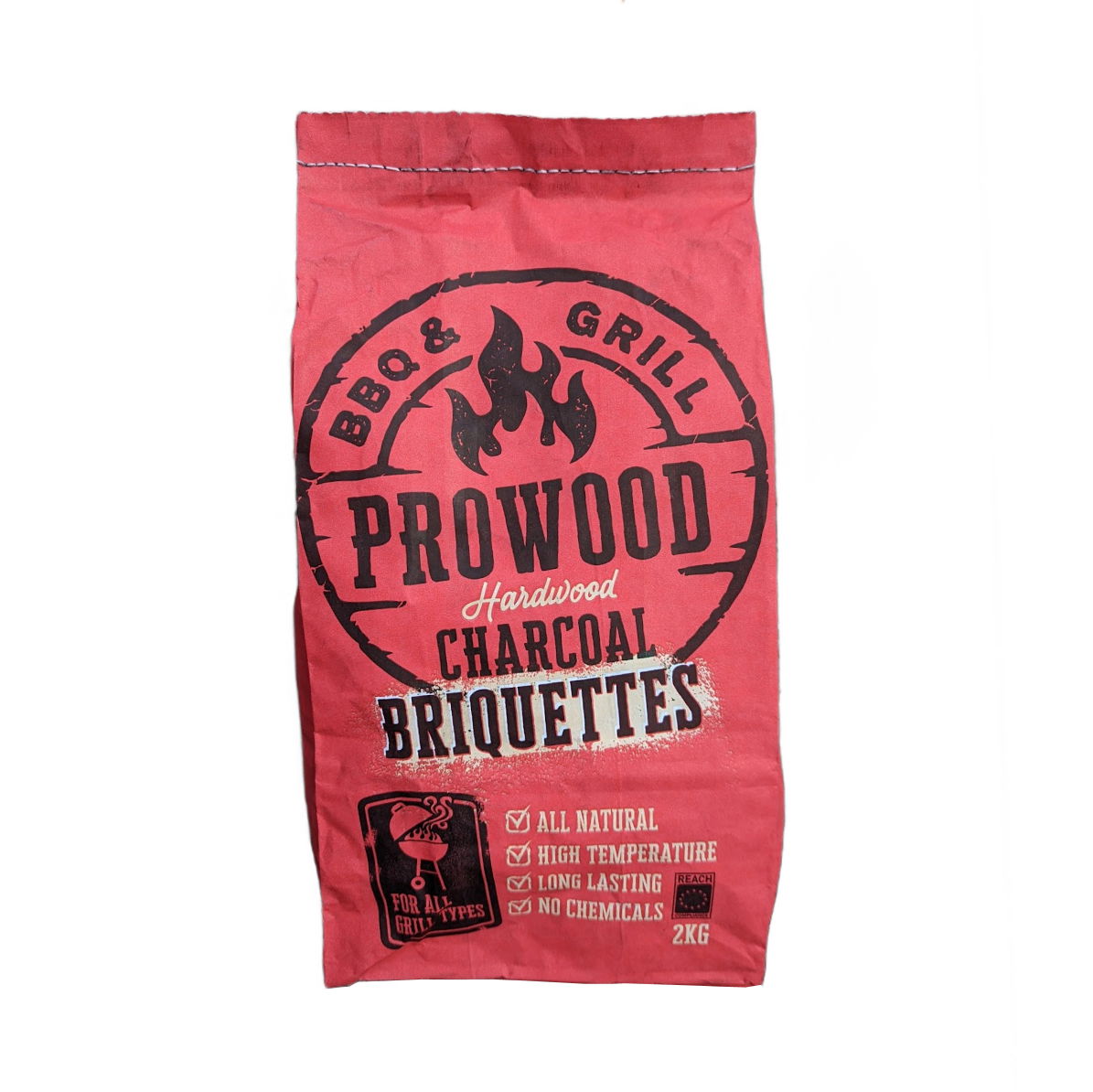Medžio anglies briketai PROWOOD, 2 kg