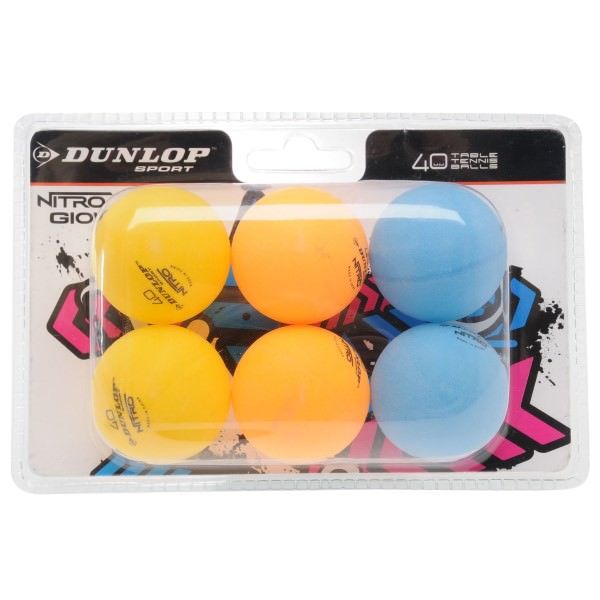 Stalo teniso kamuoliukai DUNLOP Nitro Glow, 6 vnt 679313