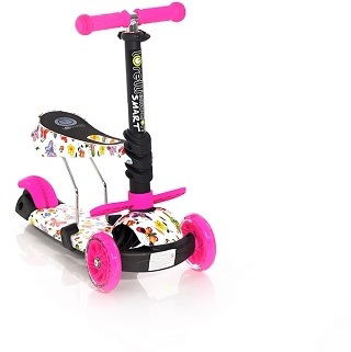 Paspirtukas Lorelli Smart Pink Butterfly