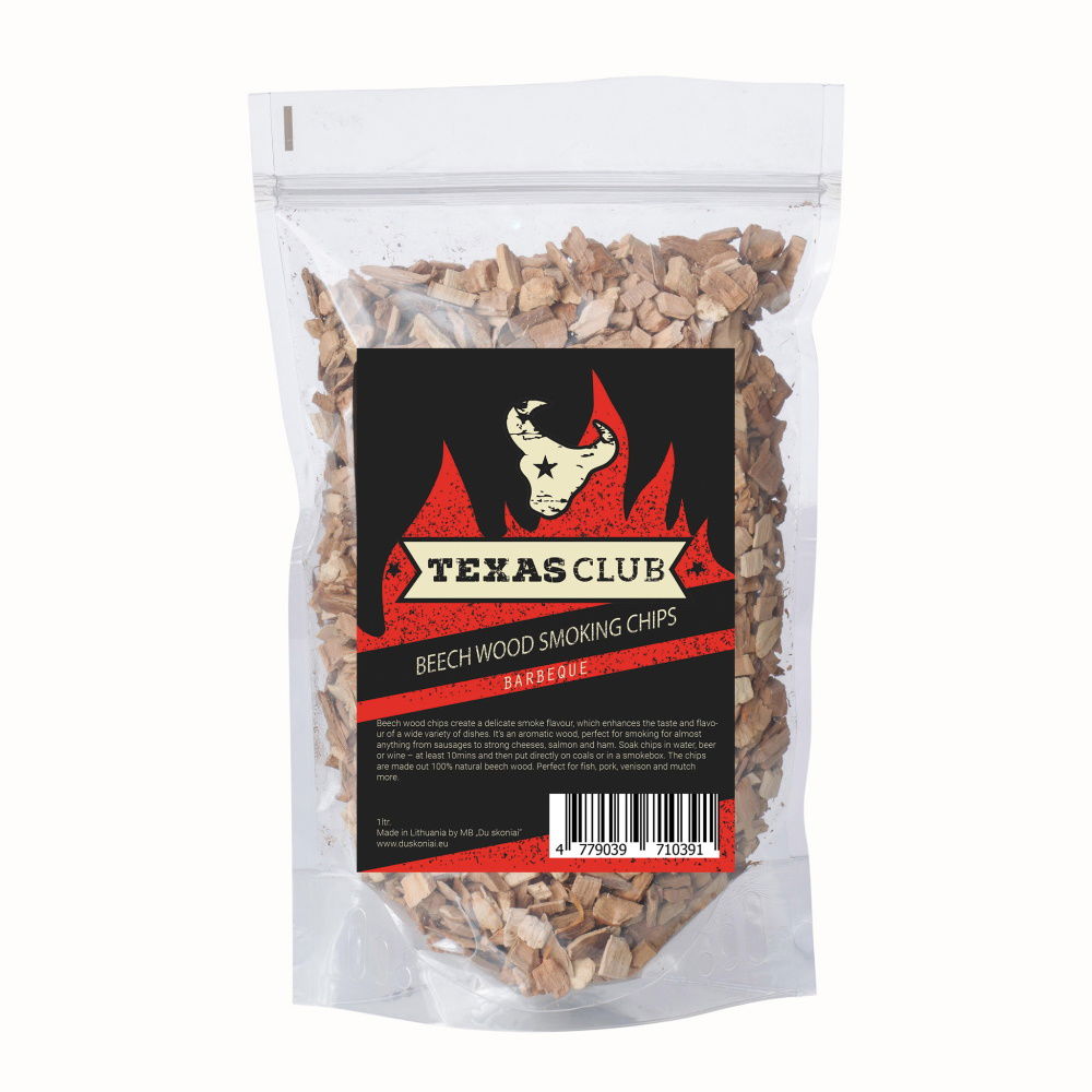 Buko rūkymo drožlės "Texas Club" 1 L.