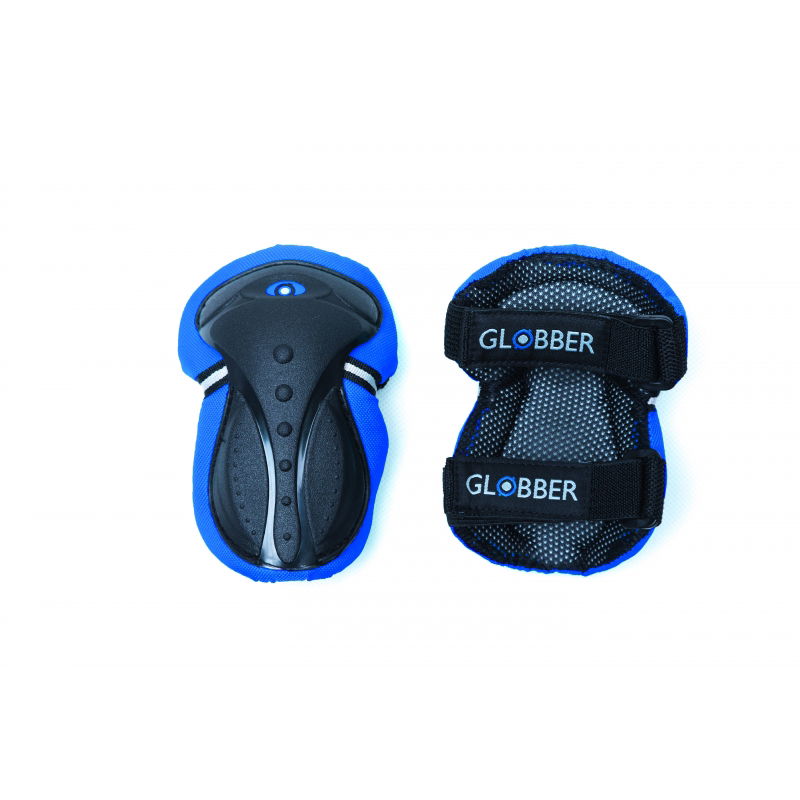 Kelių ir alkūnių apsaugų rinkinys GLOBBER Junior XXS RANGE A (25KG), mėlynas