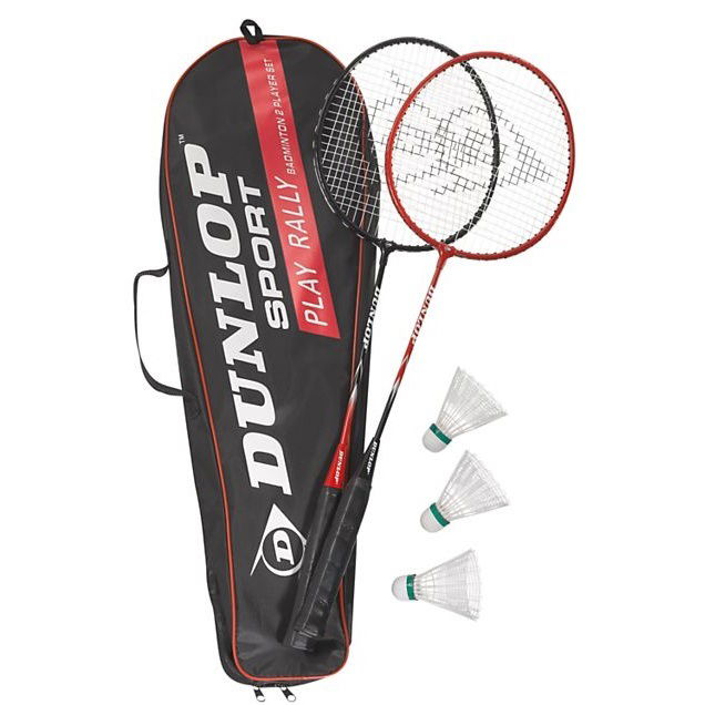 Badmintono rinkinys  2 raketės, 2 skrajutės