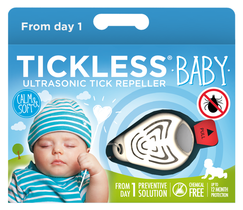 Ultragarsinis pakabukas TICKLESS  Baby nuo erkių ir blusų kūdikams, smėlio