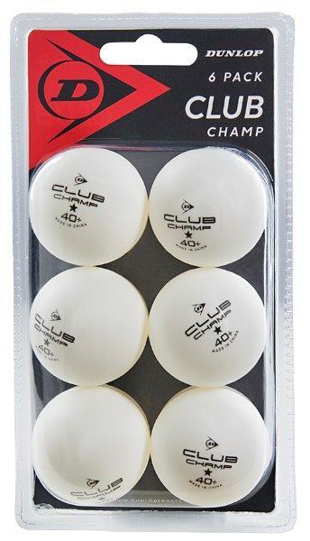 Stalo teniso kamuoliukai Dunlop CLUB CHAMP 1žv. 6vnt