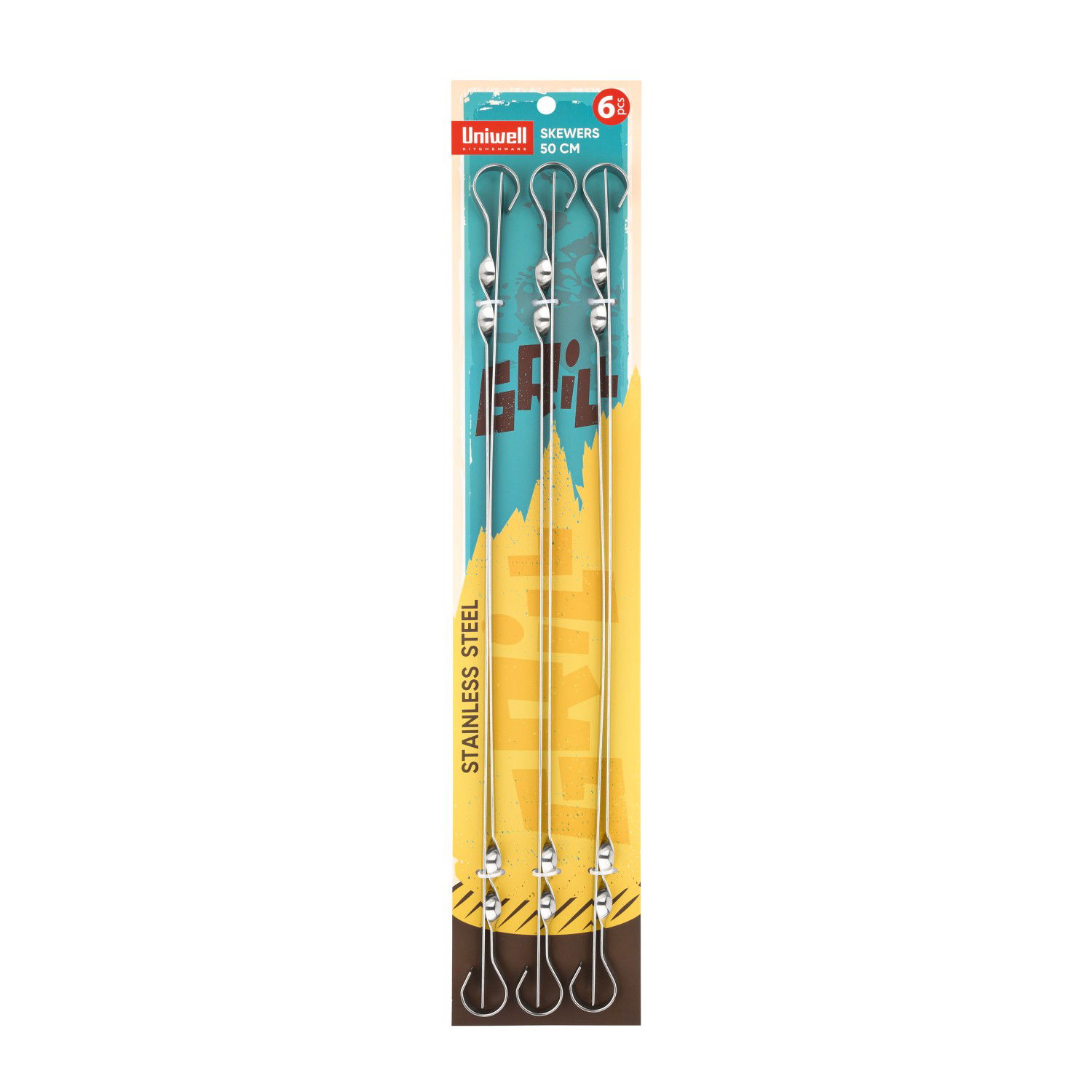 Iešmų rinkinys UNIWELL, 6 vnt, 50 cm