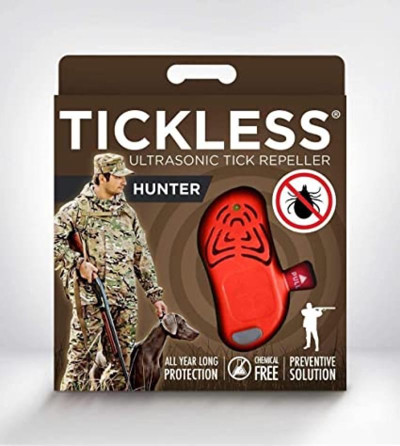 Ultragarsinis pakabukas TICKLESS Hunter nuo erkių ir blusų, oranžinis
