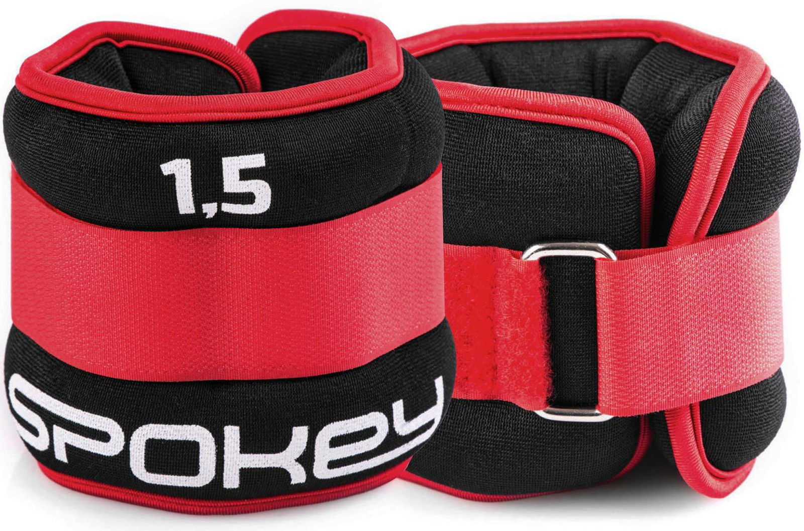 Svoriai rankoms ir kojoms SPOKEY Form IV, 2 x 1,5 kg, raudonos sp.