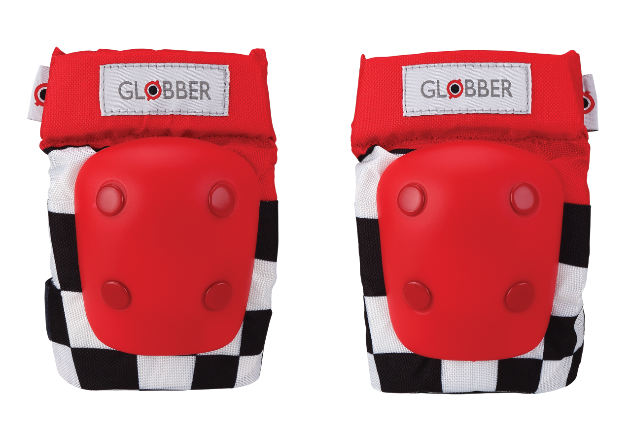 Kelių ir alkūnių apsaugų rinkinys GLOBBER Racing, radonas