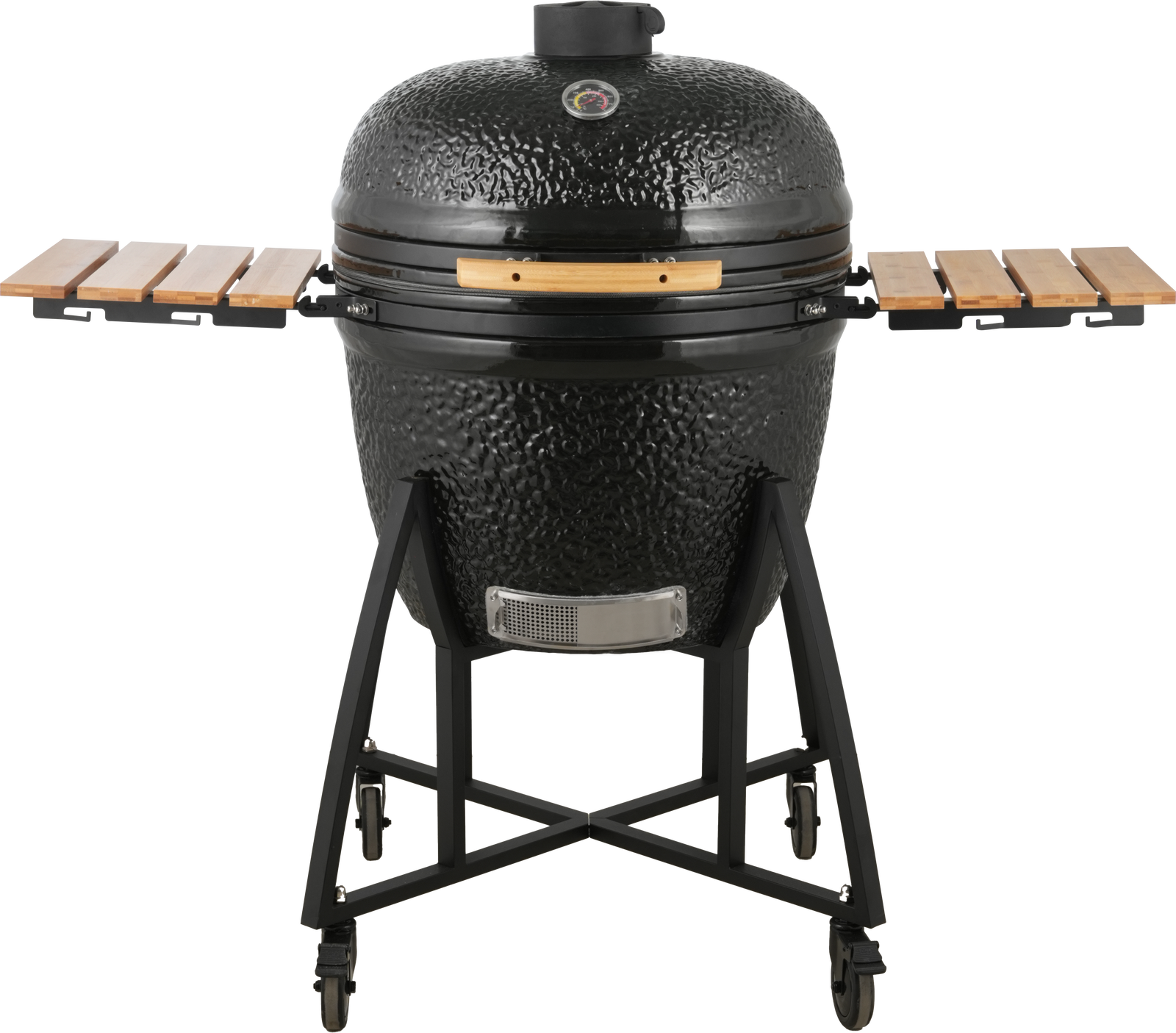 Keraminė kepsninė Kamado Classic Series 26", 66 cm, juodos sp.