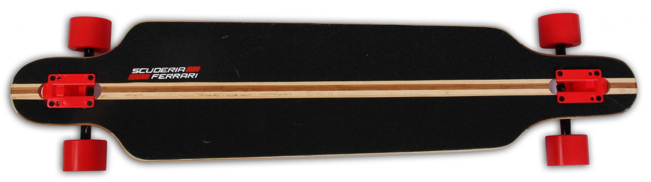 Riedlentė FERRARI Longboard, juoda