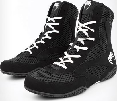 Venum Contender Boxing Shoes - Black/White