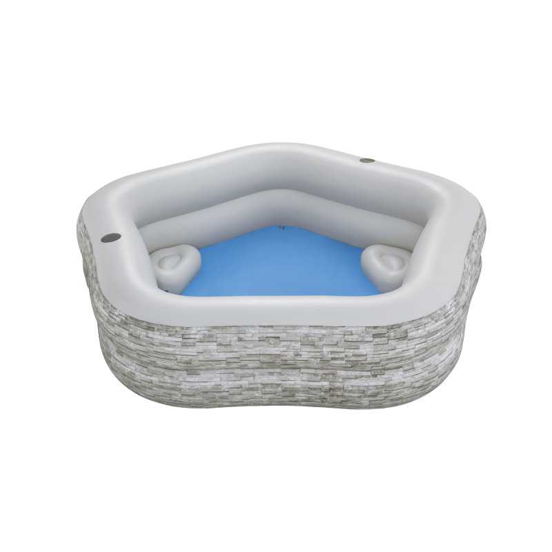 Pripučiamas baseinas su sedynėmis BESTWAY Family Pool, 213 x 206 x 53 cm